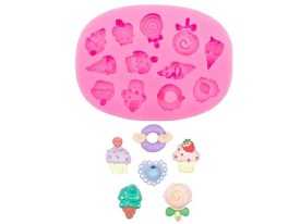 Molde silicona paletas y dulces